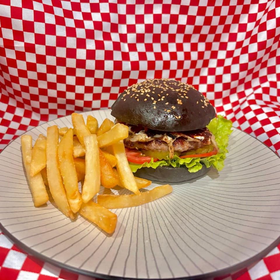 Black Burguer De Res