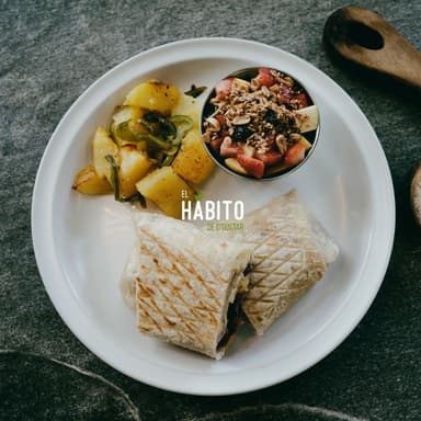 Wrap Americano de Tocino