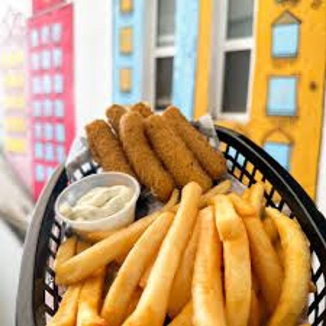 Dedos de Queso Mozarella con Papas