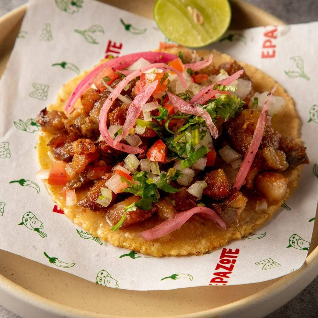 Taco de Cachete de Cerdo Confitado