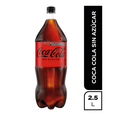 Coca Cola 2.5lt Sin Azúcar