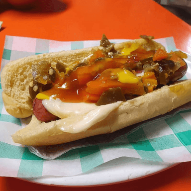 Hot dog con Tocino
