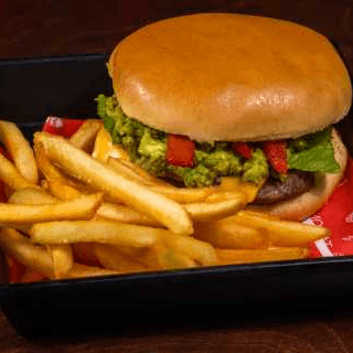 Hamburguesa Mexicana Sencilla