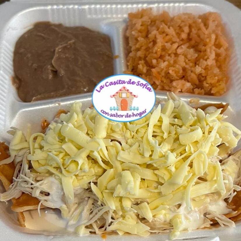 Chilaquiles con pollo