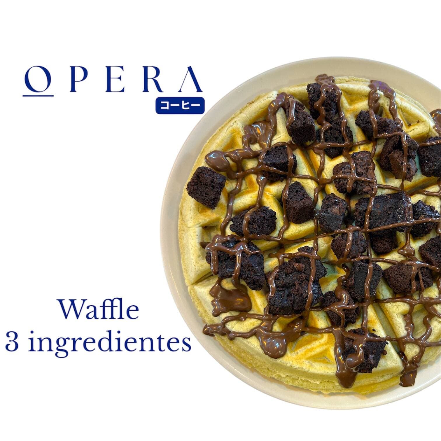 Waffle 3 ingredientes