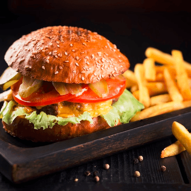 Hamburguesa + COCA-COLA
