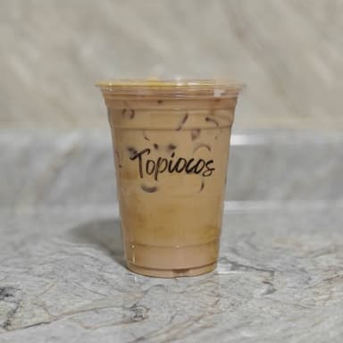 Strawberry Iced Latte 16oz