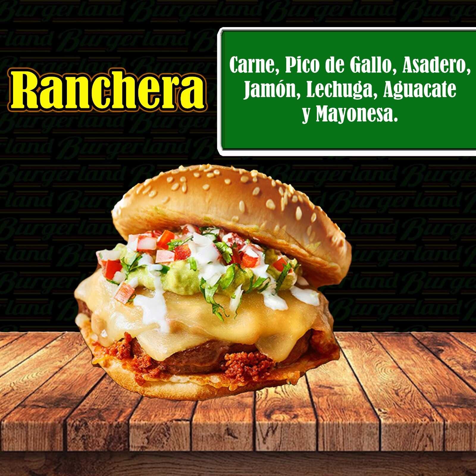 Hamburguesa La Ranchera
