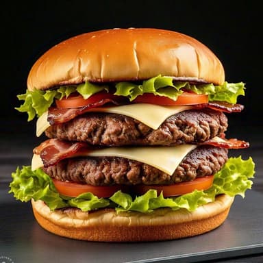 Hamburguesa Doble con Tocineta