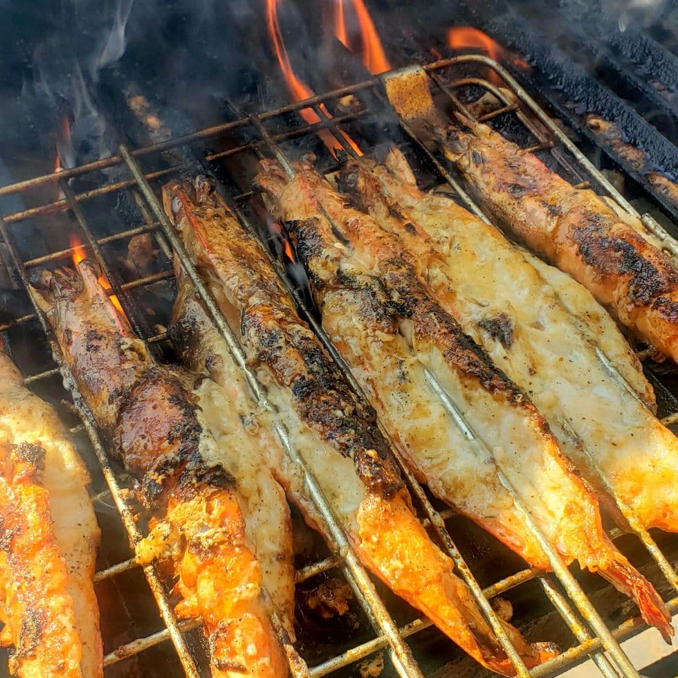 Camarones Tigre Zarandeados 8 Piezas