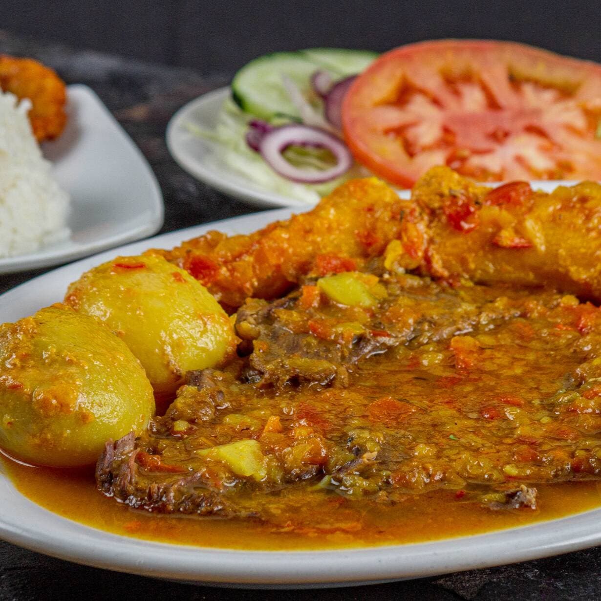 Sobrebarriga en salsa
