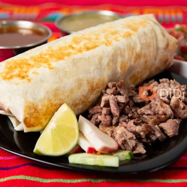 promo BURRITO BISTEC chile verde