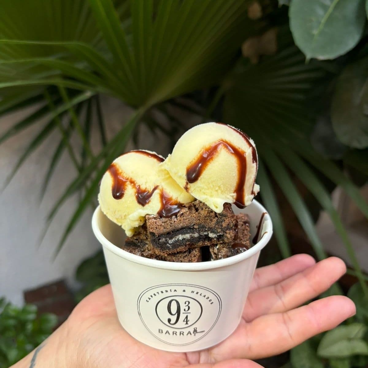 Brownie con Helado