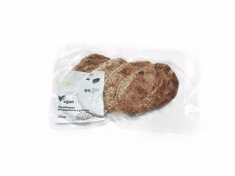 Milanesa 4 pz Empaquetado