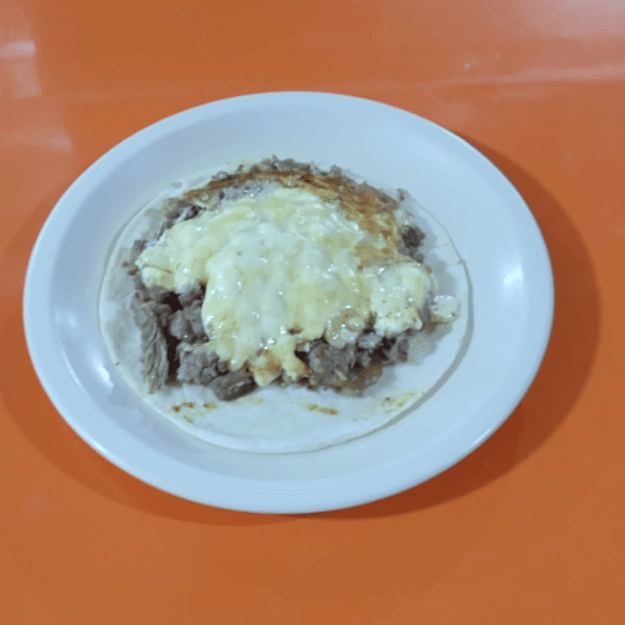 Taco en Tortilla de Harina de Costilla