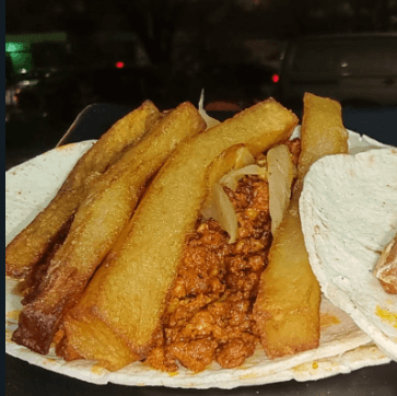 Taco de chorizo