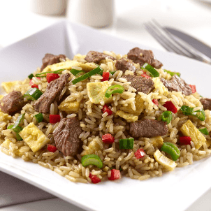 Arroz Chaufa Mixto de Pollo y Carne