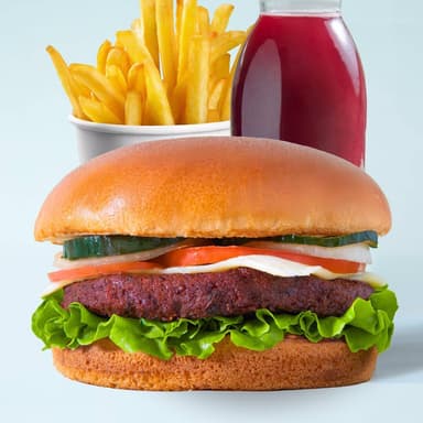 Combo Personal Veggie Burger