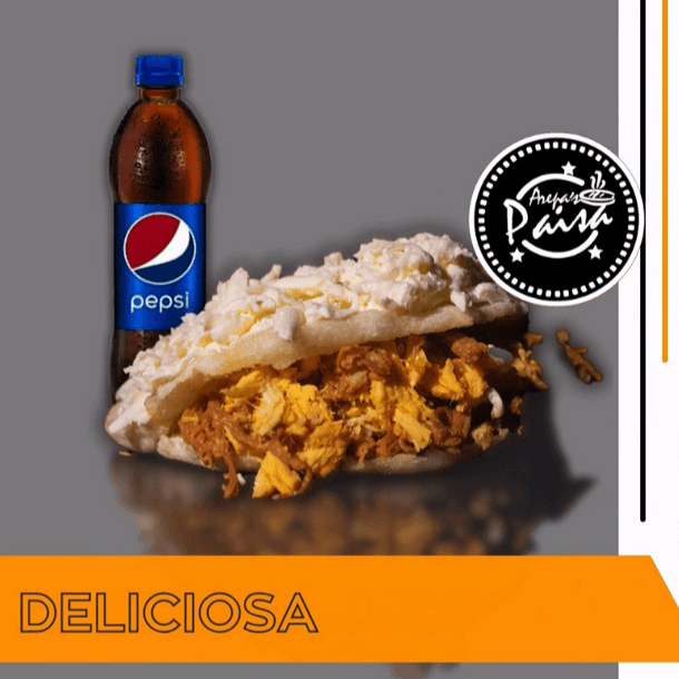 Combo Arepa Mixta Queso Recomendada