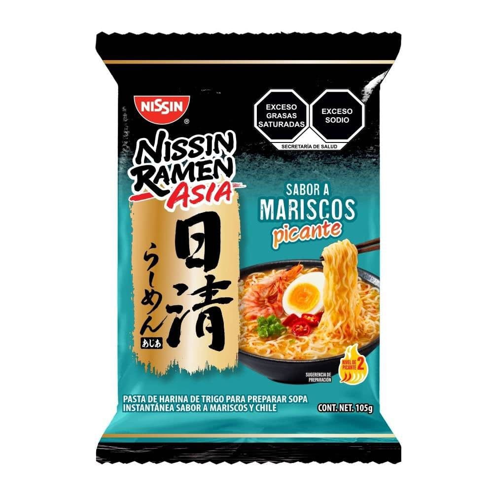 NISSIN RAMEN ASIA SABOR MARISCOS PICANTES 105.gr