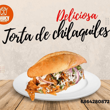 Torta de Chilaquil Sencilla.