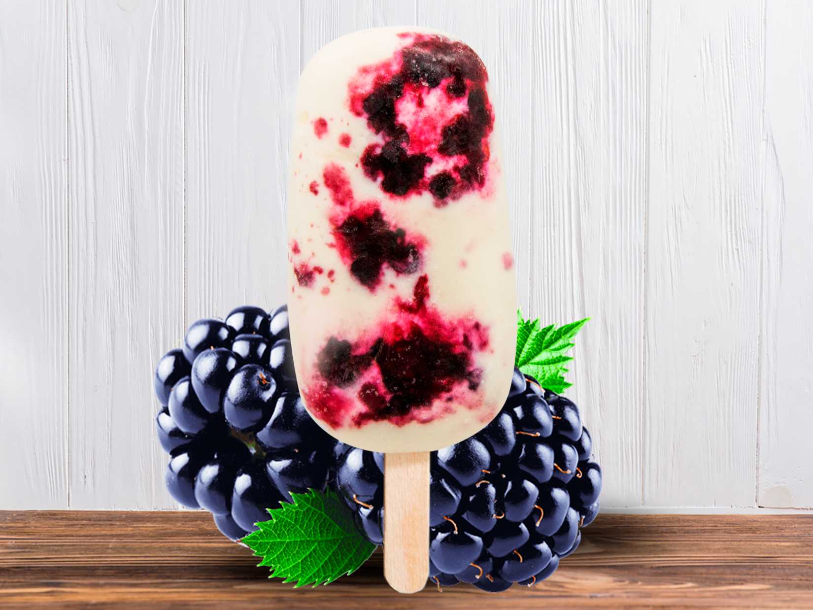 Paleta Yogurt con Zarzamora