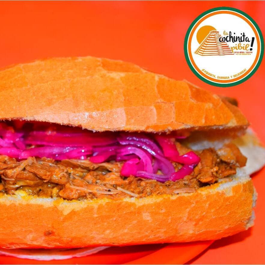 Torta de Cochinita Pibil