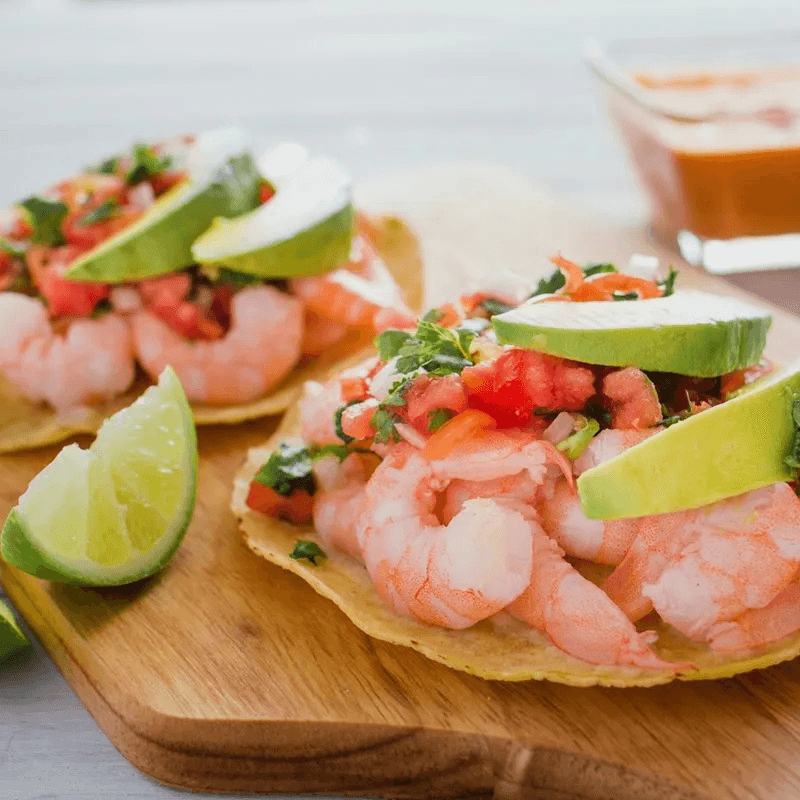 Tostada de Camarón