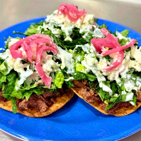 Tostadas de Res 3 pzas