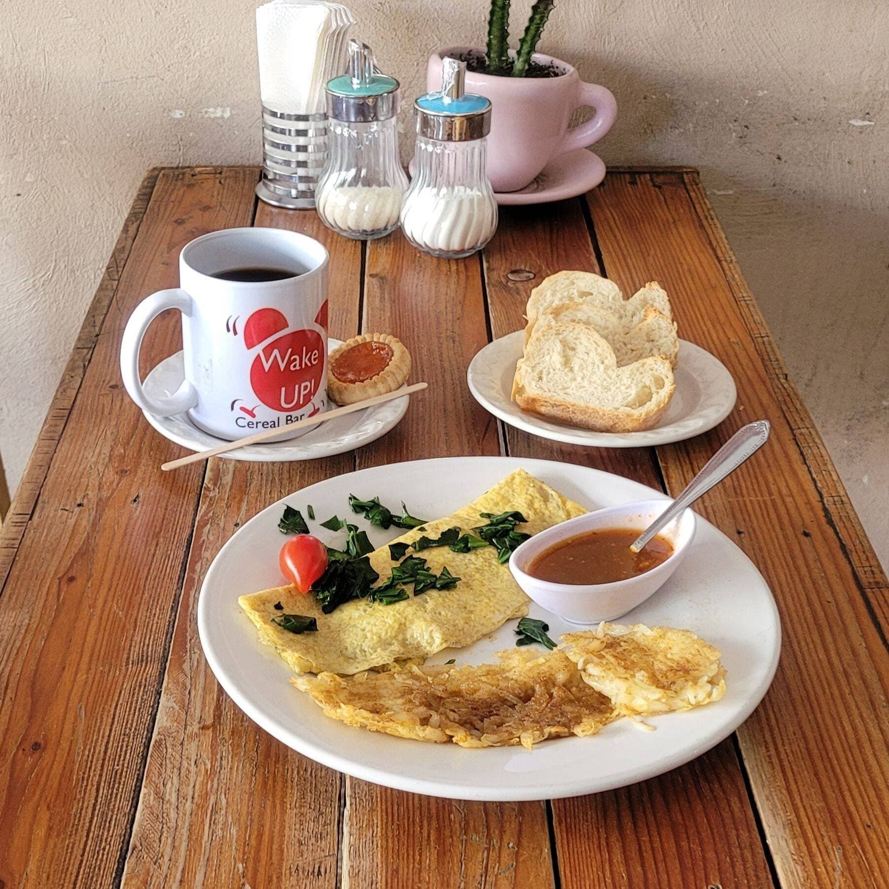 Omelette con Frijoles