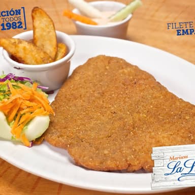 Filete de robalo empanizado