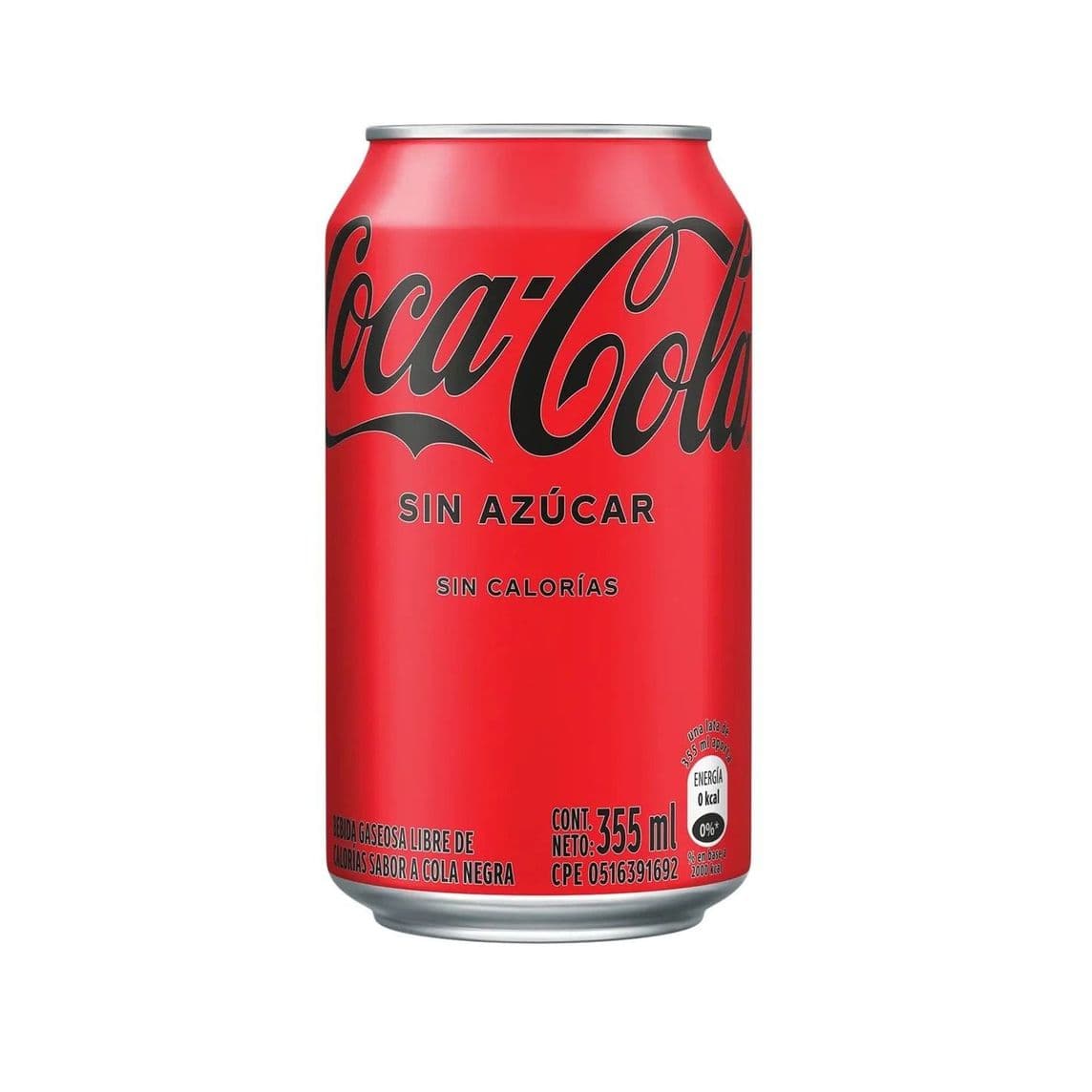 Coca Cola Sin Azucar Lata 355 ml