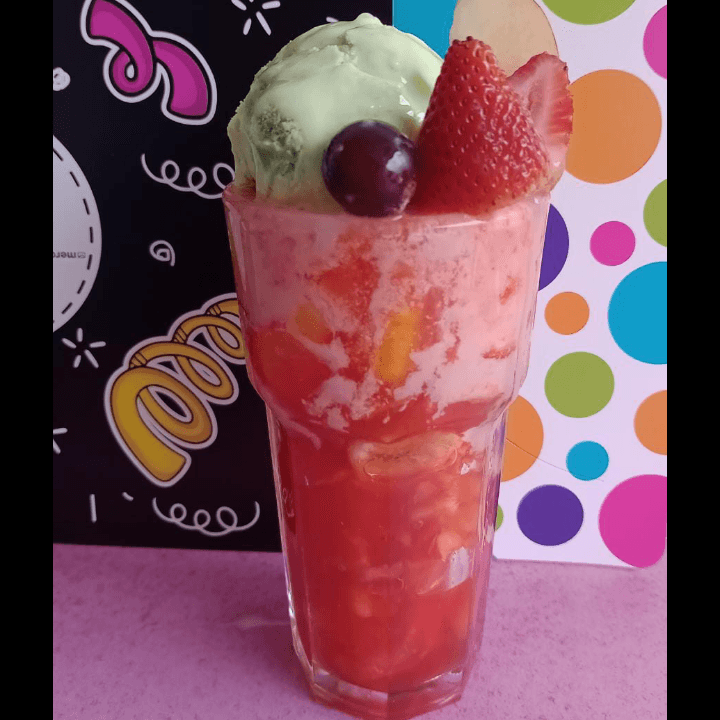 Salpicon con helado