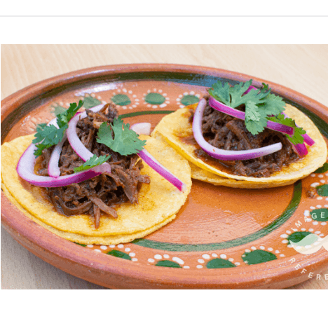 5 Tacos de Barbacoa