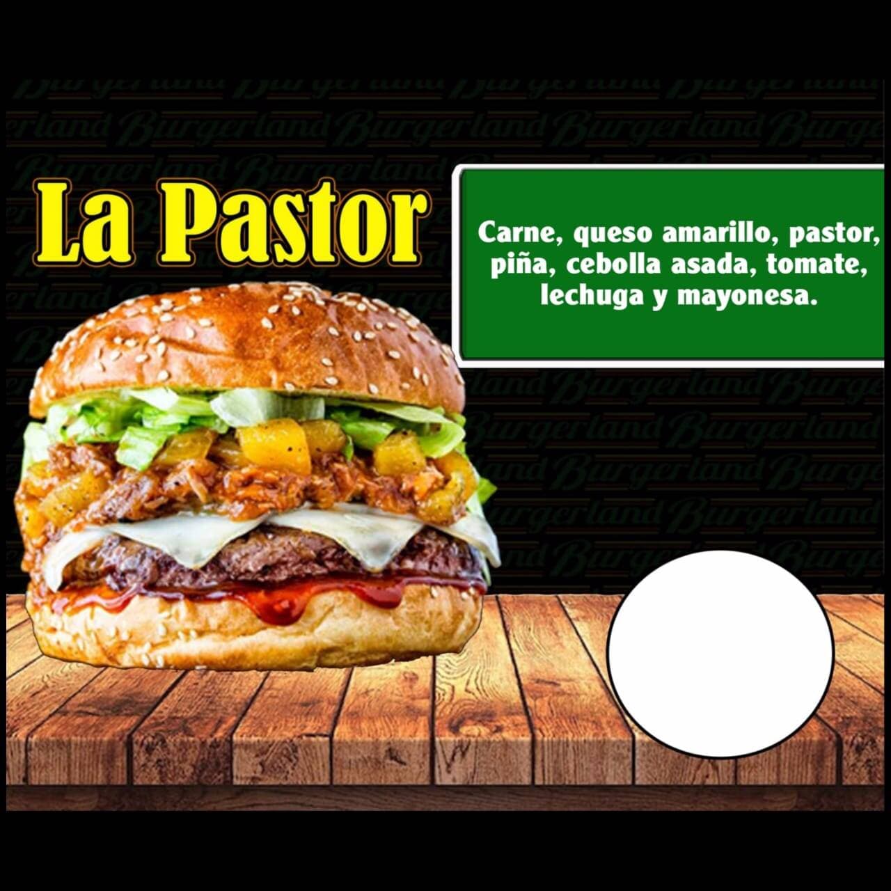 Hamburguesa La Pastor