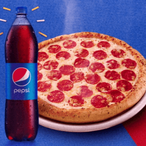 1 Pizza Grande, más 1 Pepsi Personal
