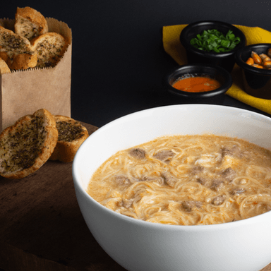 Sopa Criolla o Minuta + 6 Pancitos al Ajo