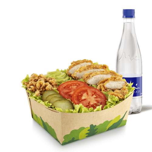 Ensalada Deli Fresh Pollo con agua