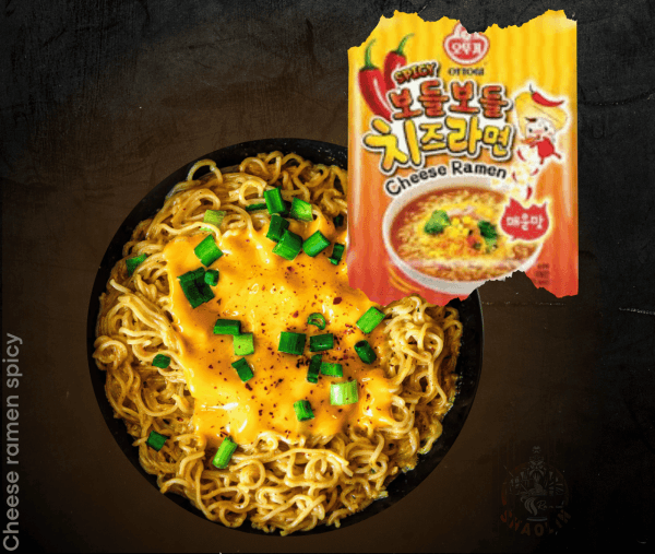 Cheese ramen spicy