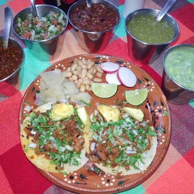 Taco de chorizo