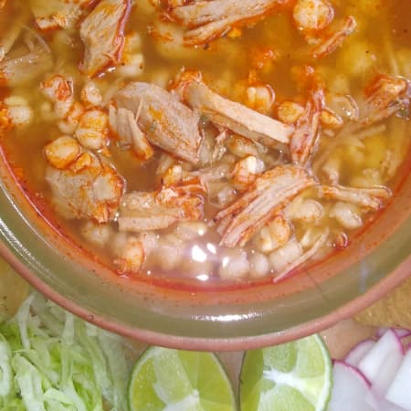 Pozole Individual GRANDE 3/4 Litro