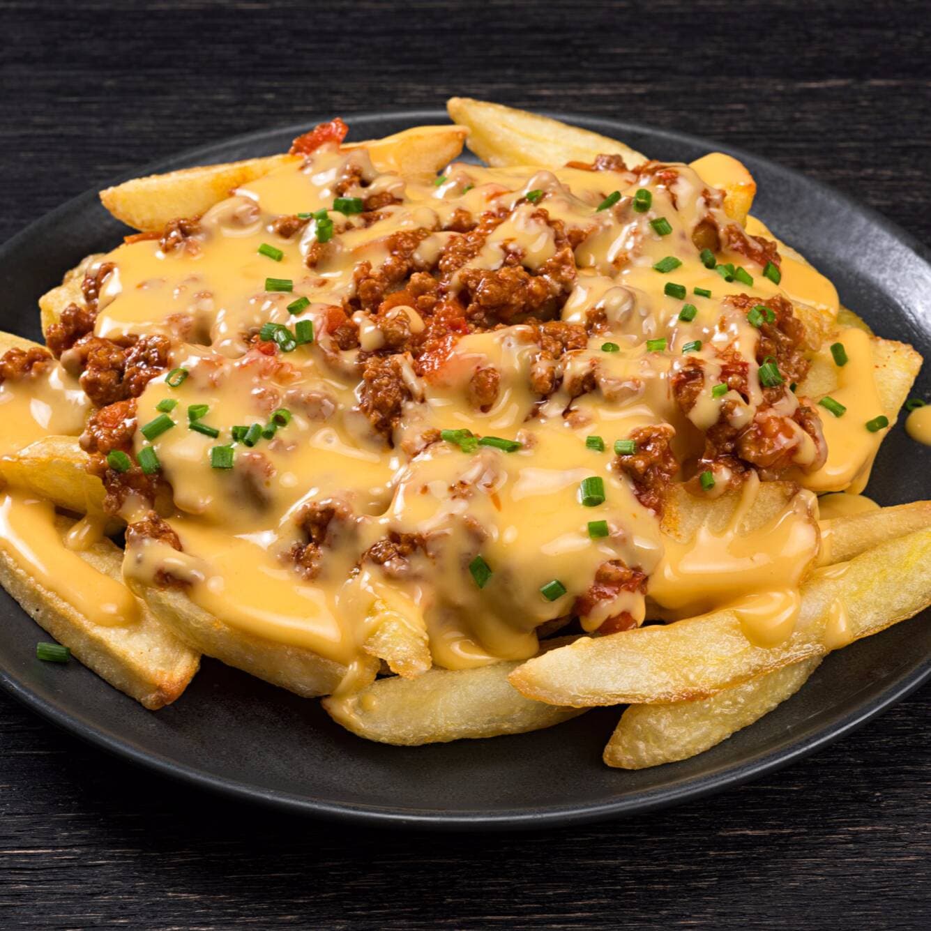 Papas Francesas ChiliDog y Queso