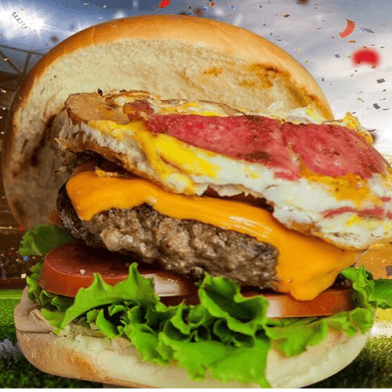 Hamburguesa Mega Amarilla