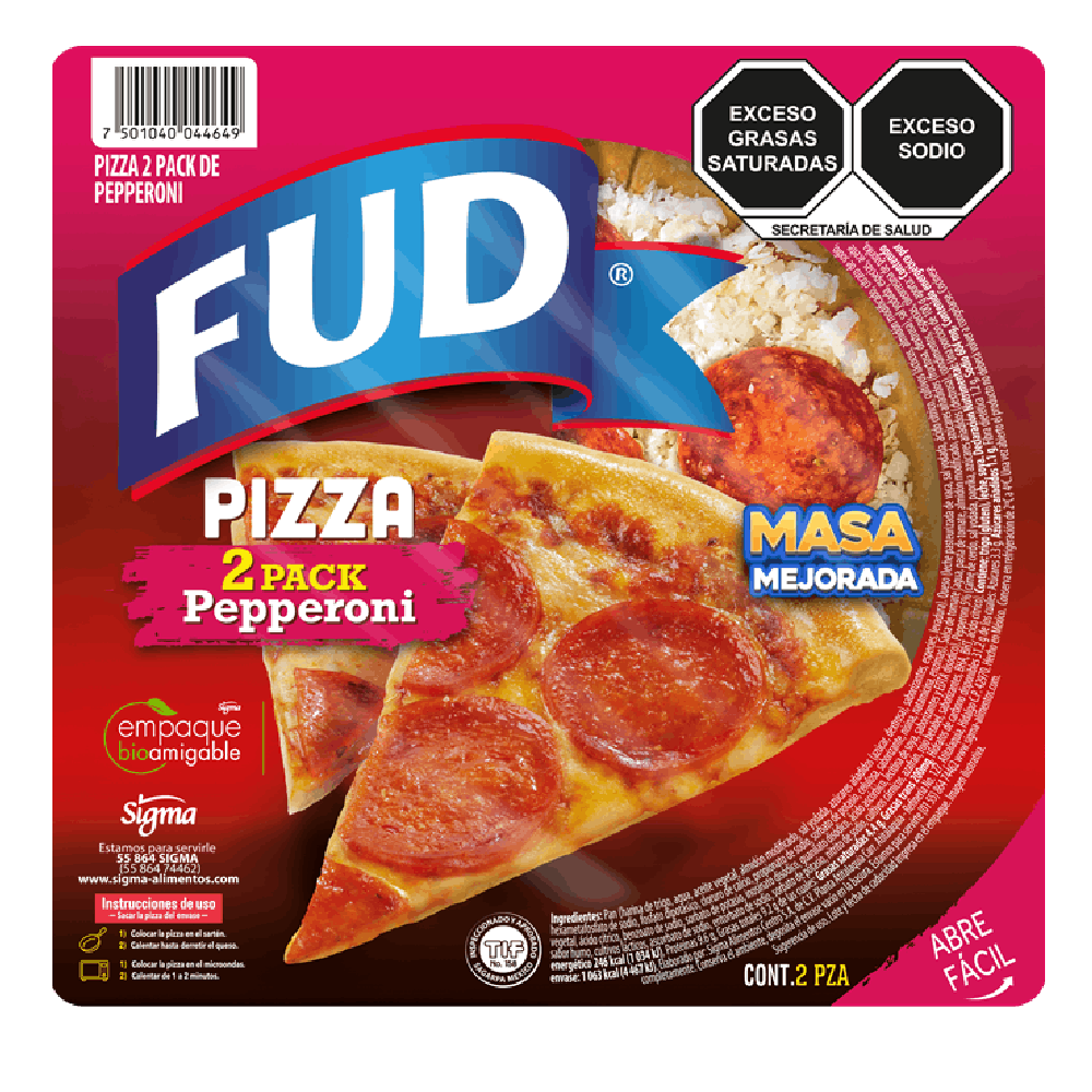 Pizza FUD TwoPack Pepperoni