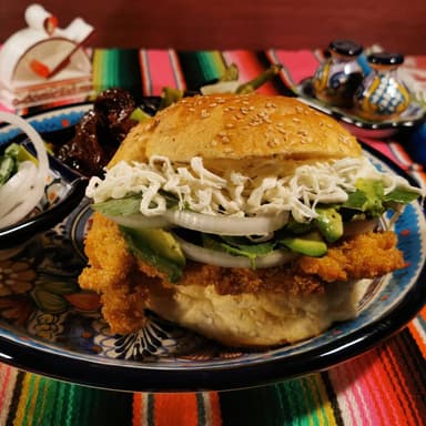 Cemita de Milanesa de Res