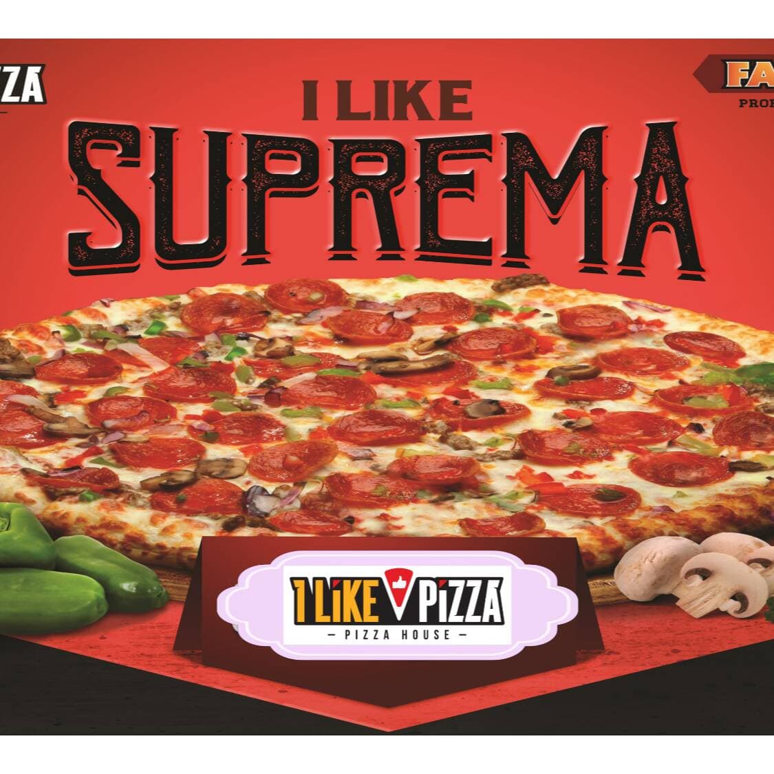 Pizza Familiar 2 Ingredientes