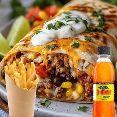 Burrito con Salsa Habanera