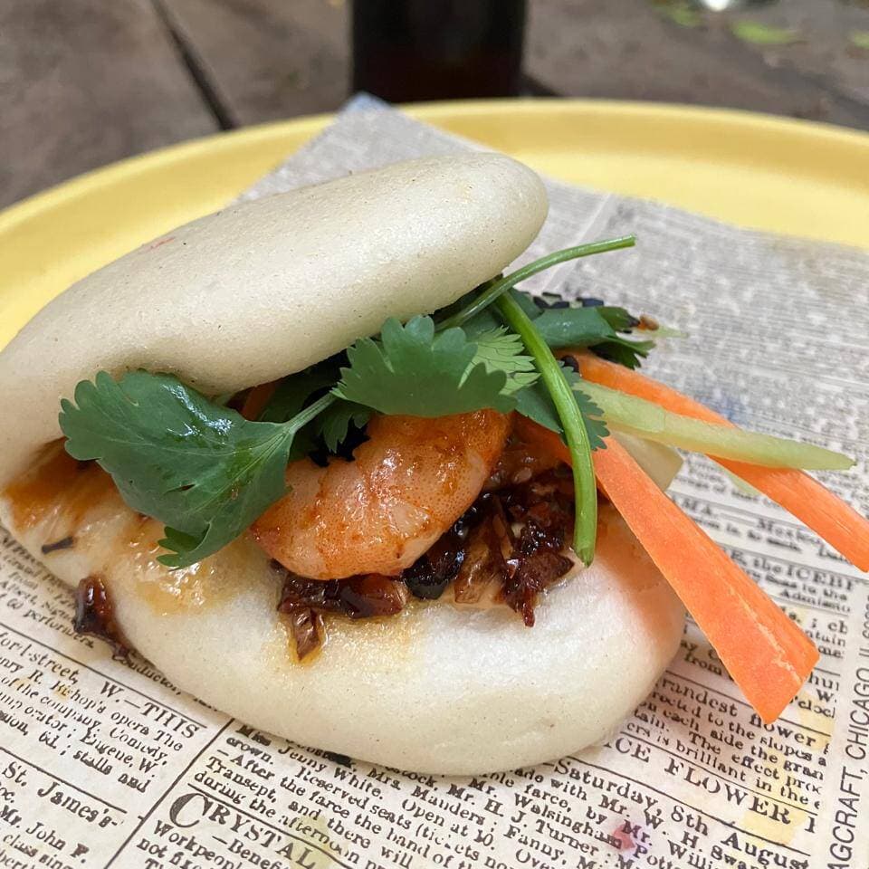 Bao de Camaron Sriracha