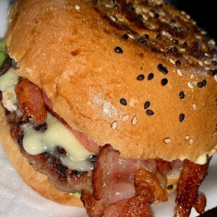 Hamburguesa con Tocino