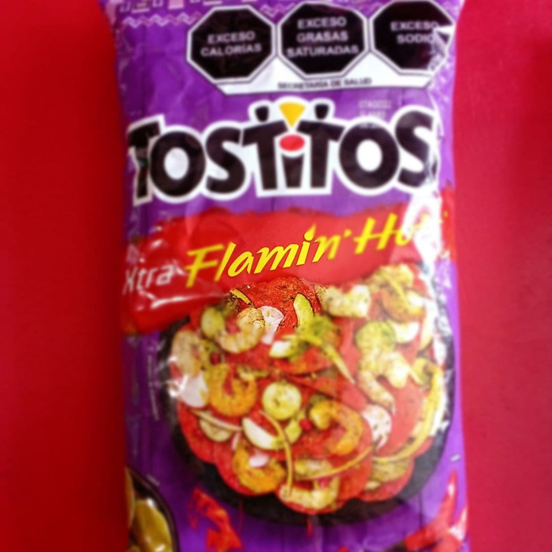 Tostito flaming hot.